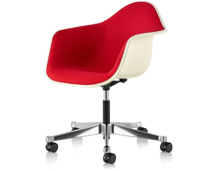 eames upholstered armchair with task base – thumbnail image #5