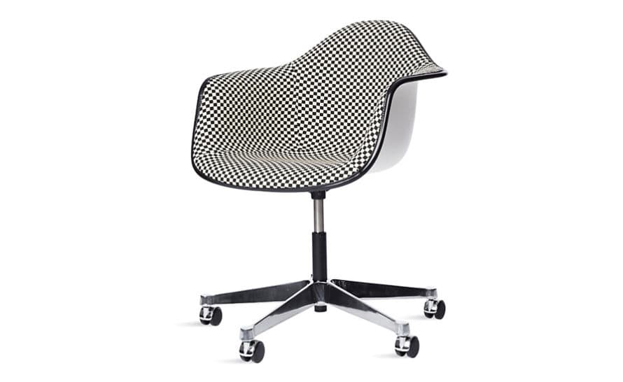 eames upholstered armchair with task base – thumbnail image #3