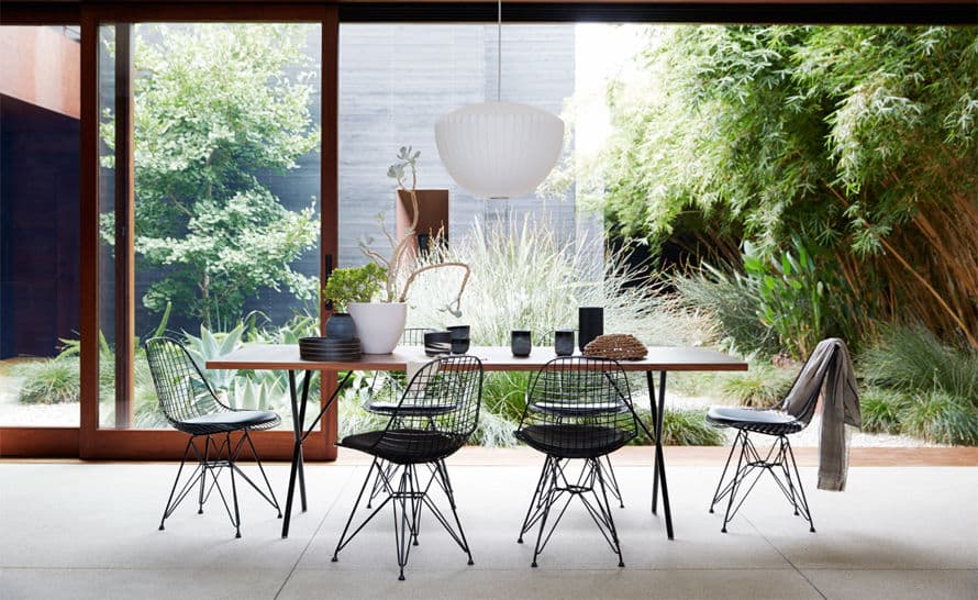 eames&reg; wire chair with wire base