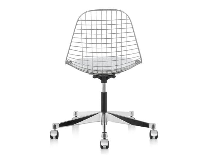 eames&reg; wire side chair with task base