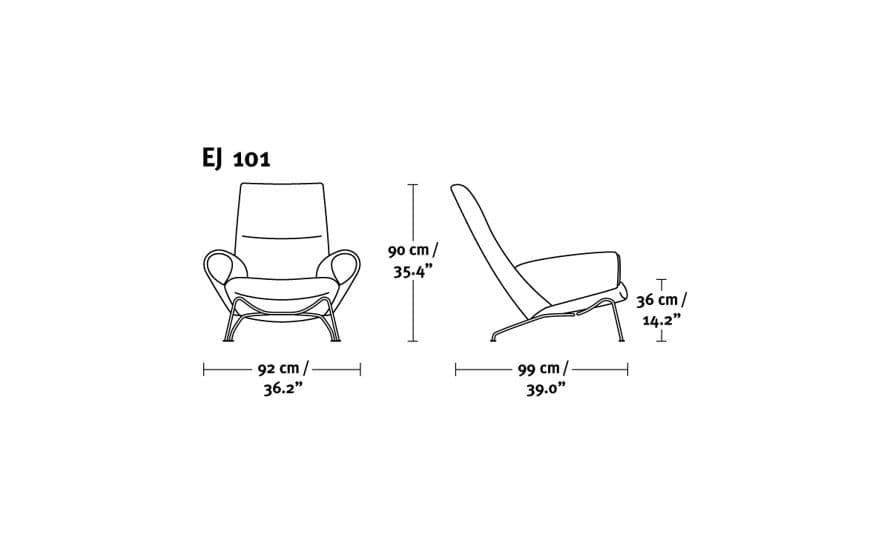 hans wegner ej101 queen chair – thumbnail image #7