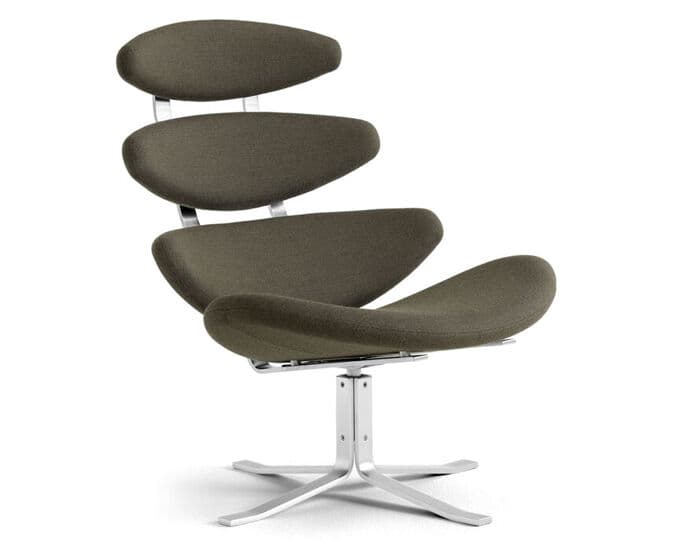 poul volther ej5 corona metal frame chair