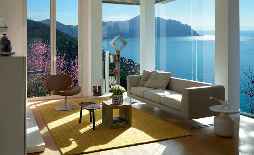 elan 90 inch three seat sofa