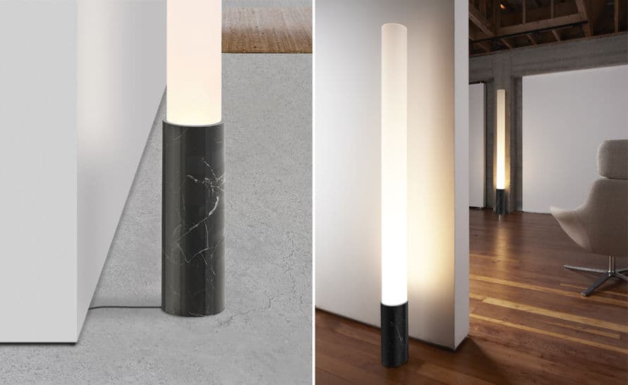 elise marble floor lamp