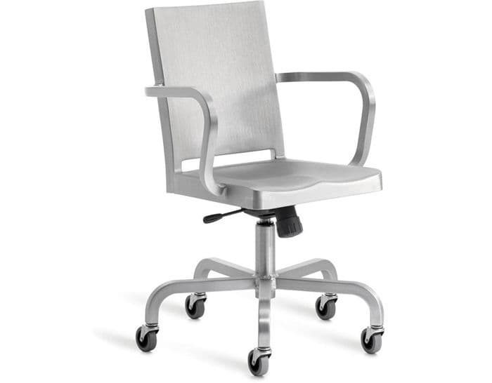 emeco hudson swivel armchair