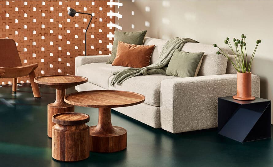 esker 98" sofa
