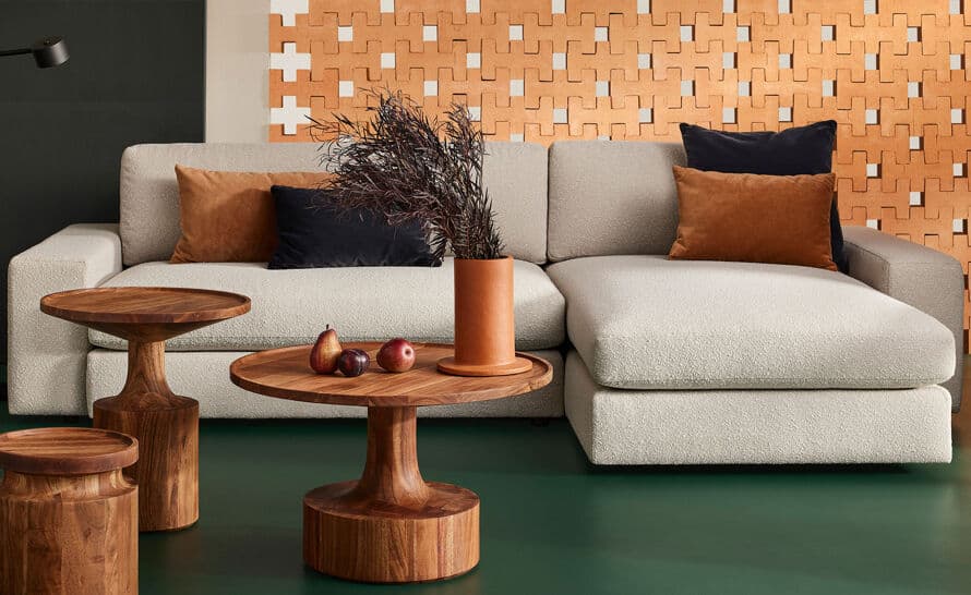 esker sofa with chaise