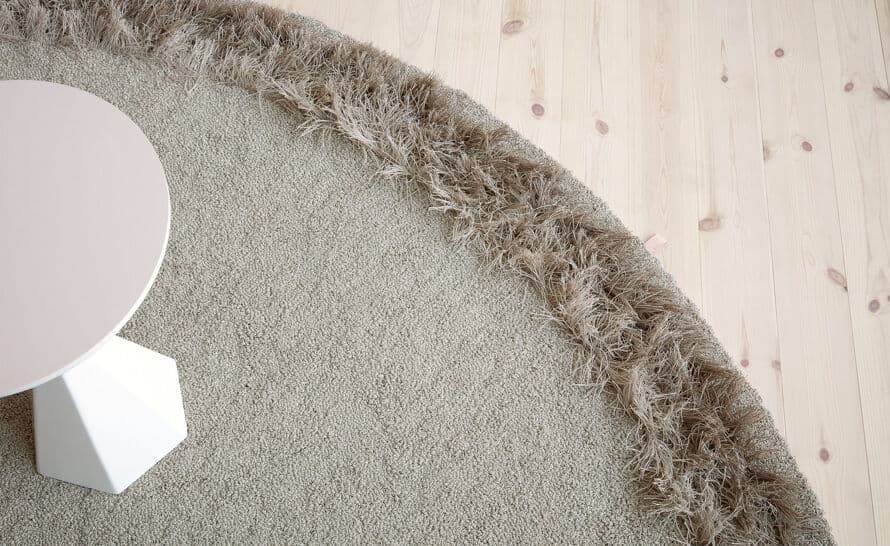 Feather Tufted Rug