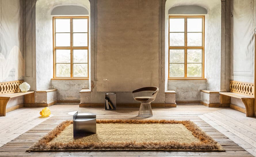 Feather Tufted Rug