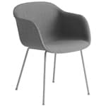 fiber armchair with tube base