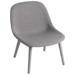 fiber lounge chair with wood base