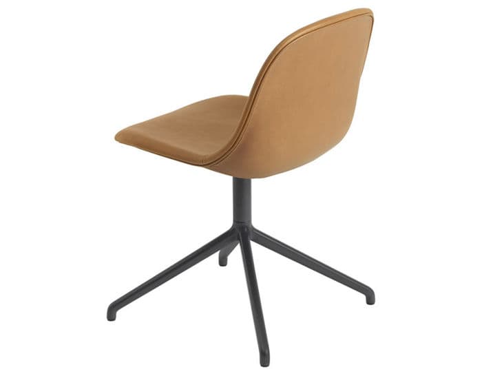 fiber side chair with swivel base