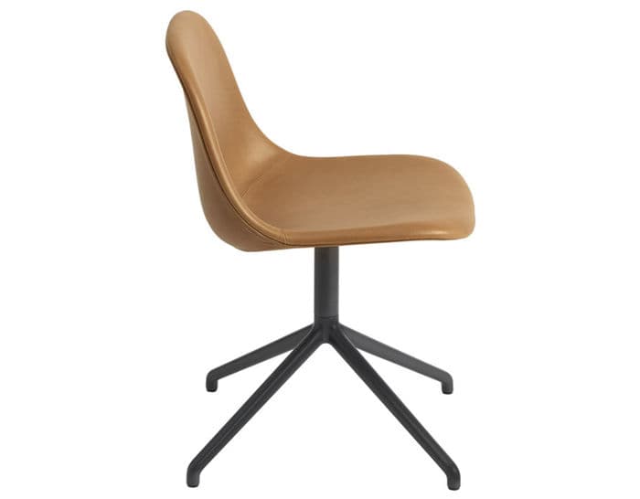 fiber side chair with swivel base