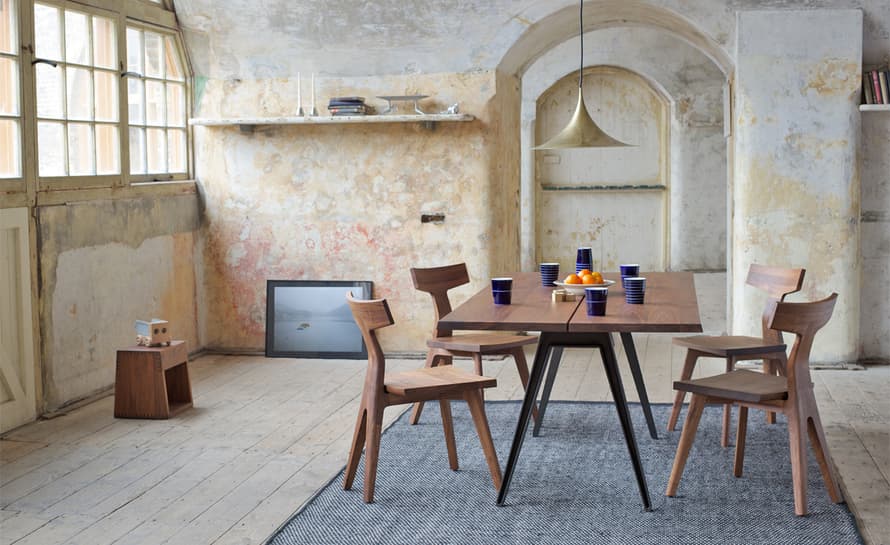 fin dining chair 344