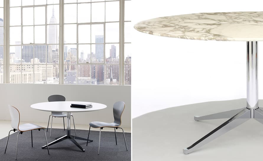 florence knoll 96" oval table