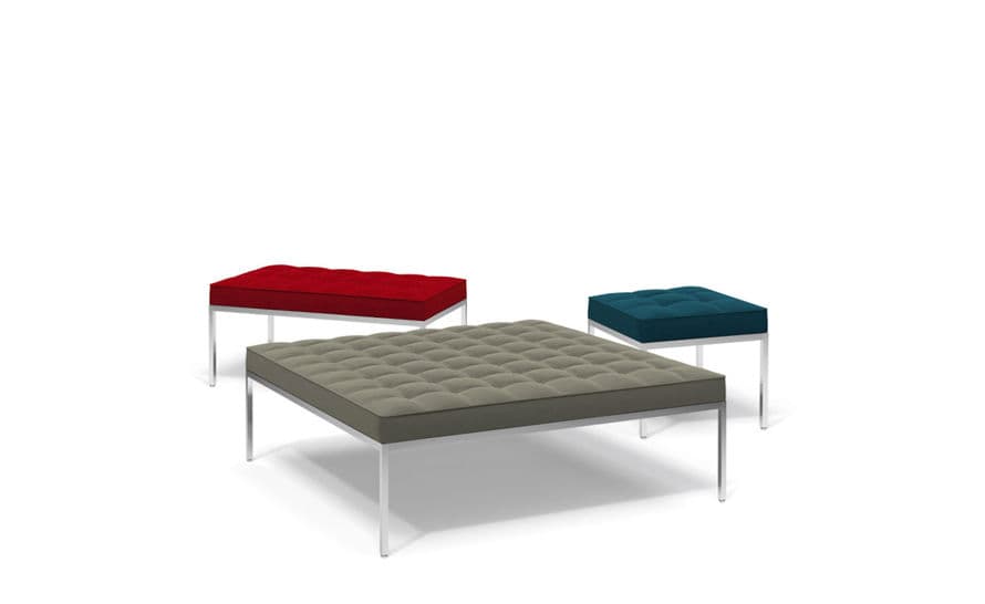 florence knoll relaxed large square bench