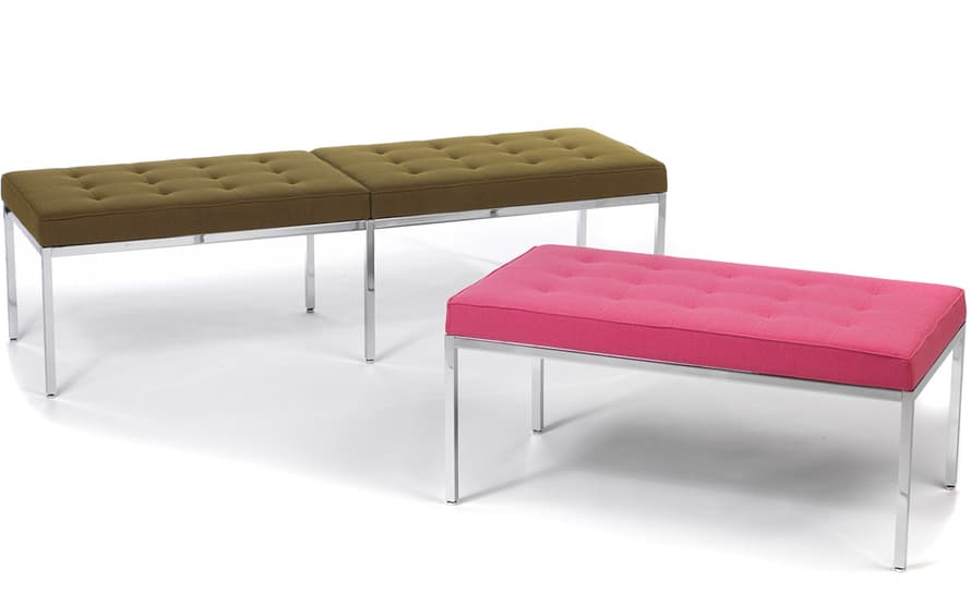florence knoll three seat bench