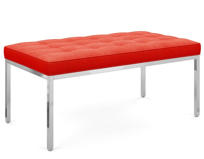 florence knoll two seat bench