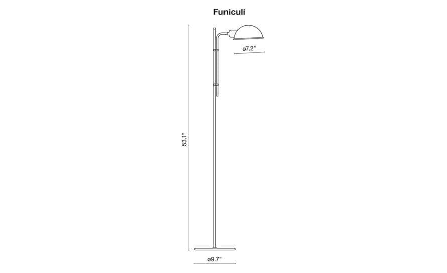 funiculi floor lamp