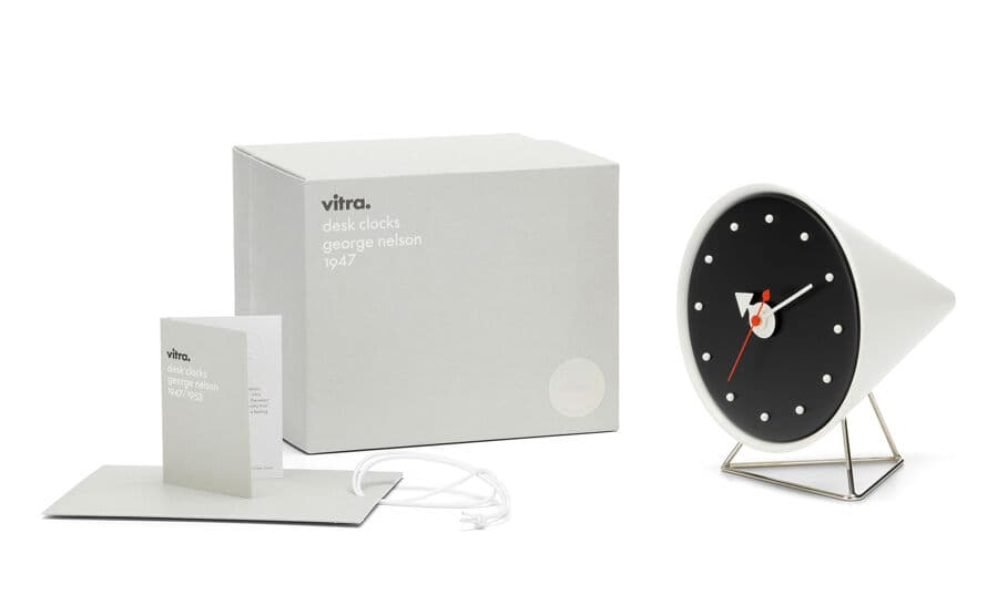 george nelson cone desk clock