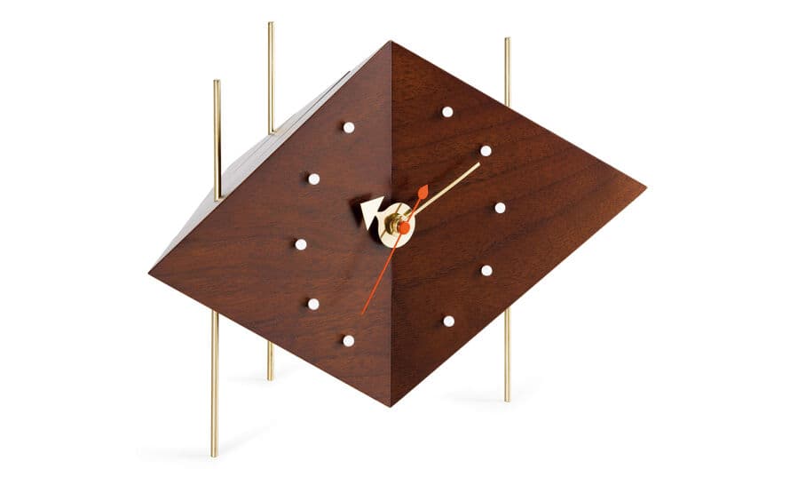 george nelson diamond desk clock