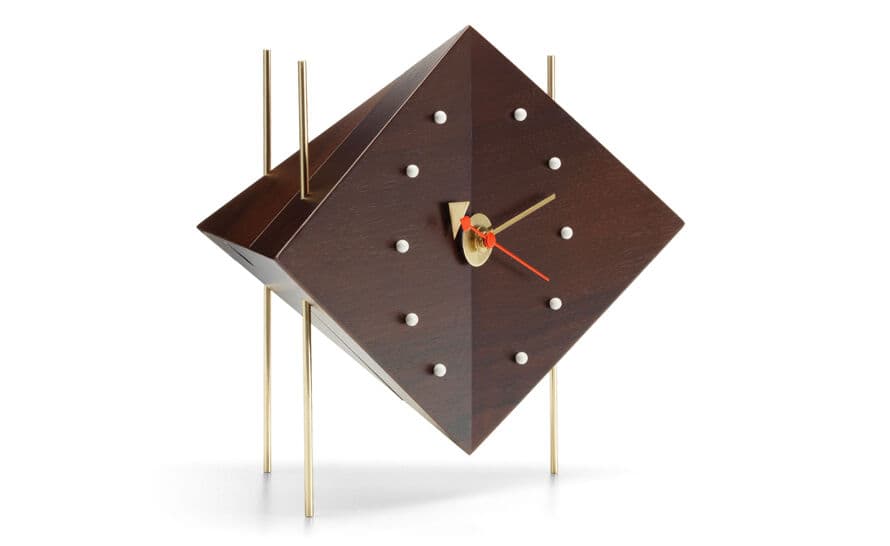 george nelson diamond desk clock