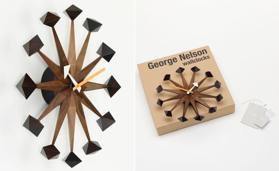 george nelson polygon wall clock