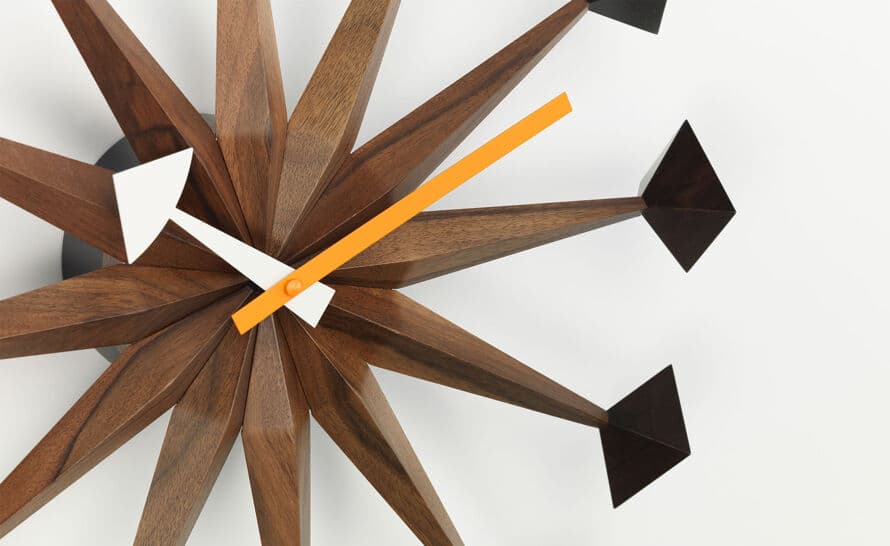 george nelson polygon wall clock