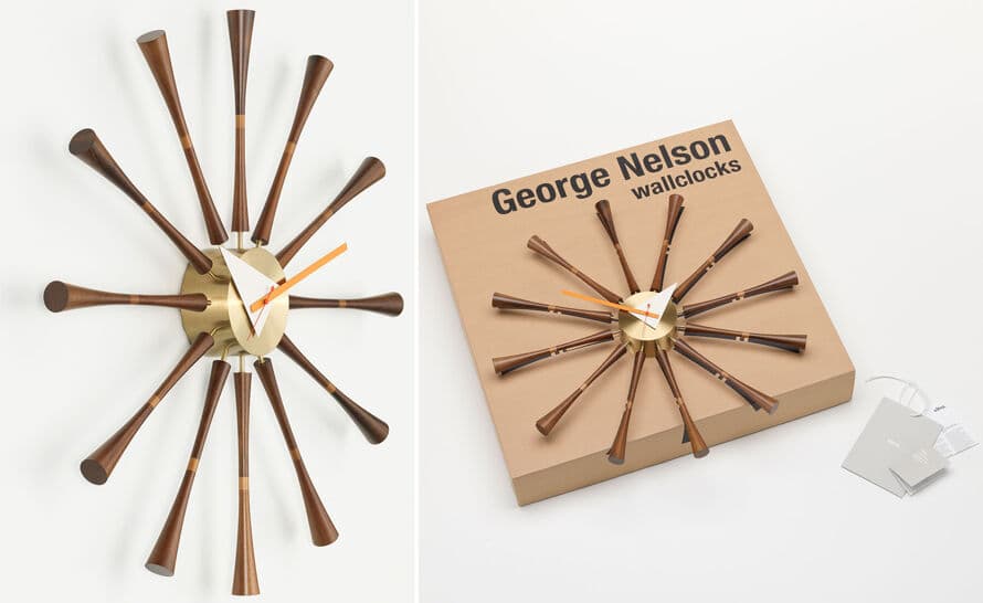 george nelson spindle clock – thumbnail image #3