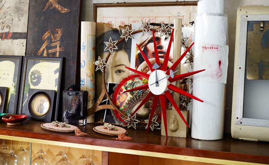 george nelson sunburst clock red – thumbnail image #2