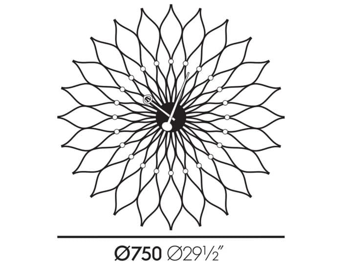 george nelson sunflower clock – thumbnail image #11