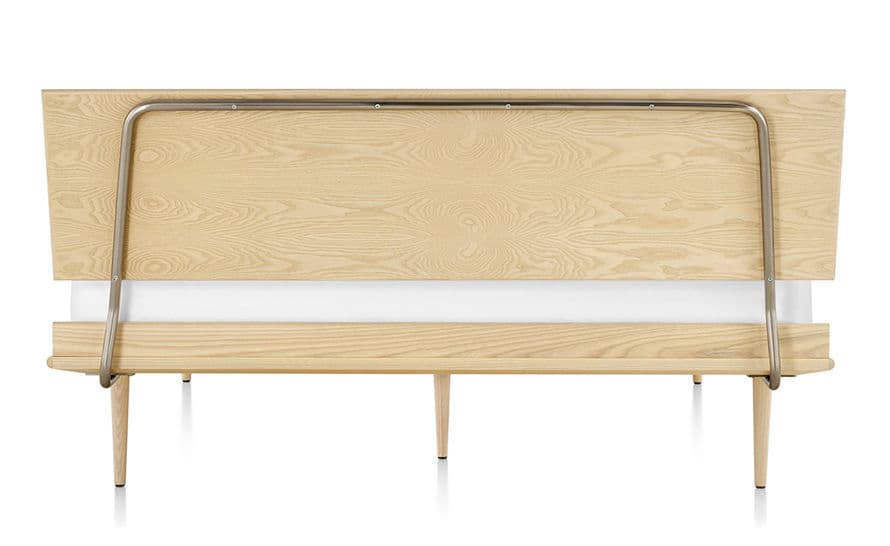nelson thin edge bed with wood taper legs