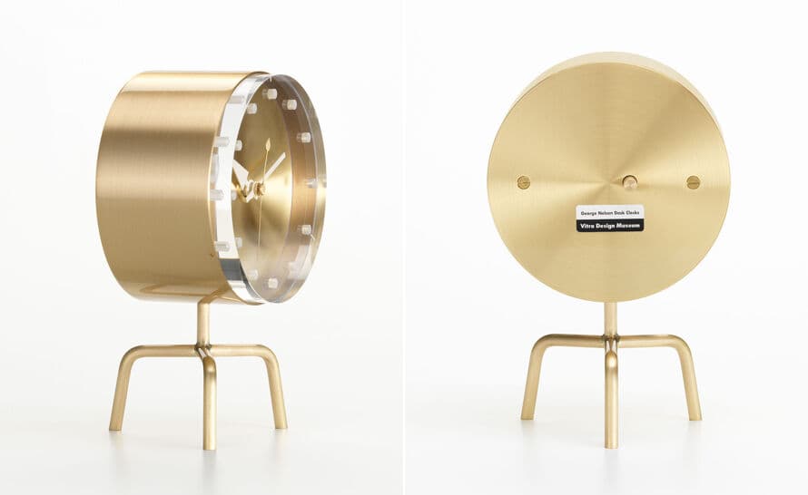 george nelson tripod desk clock