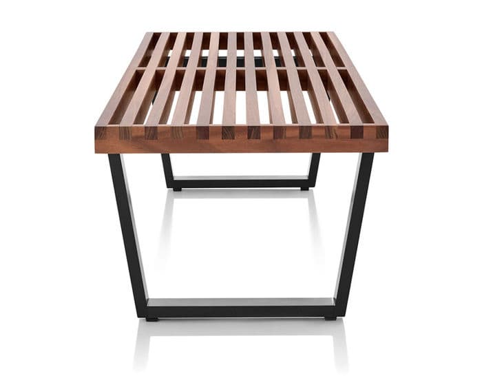 george nelson platform bench with wood base