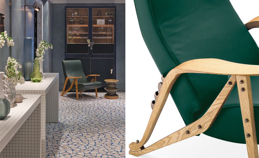 carlo mollino gilda lounge chair