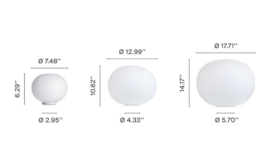 glo ball basic table lamp