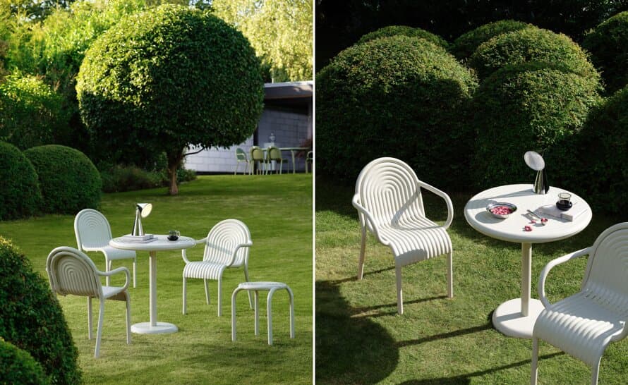 Groove Outdoor Table Round