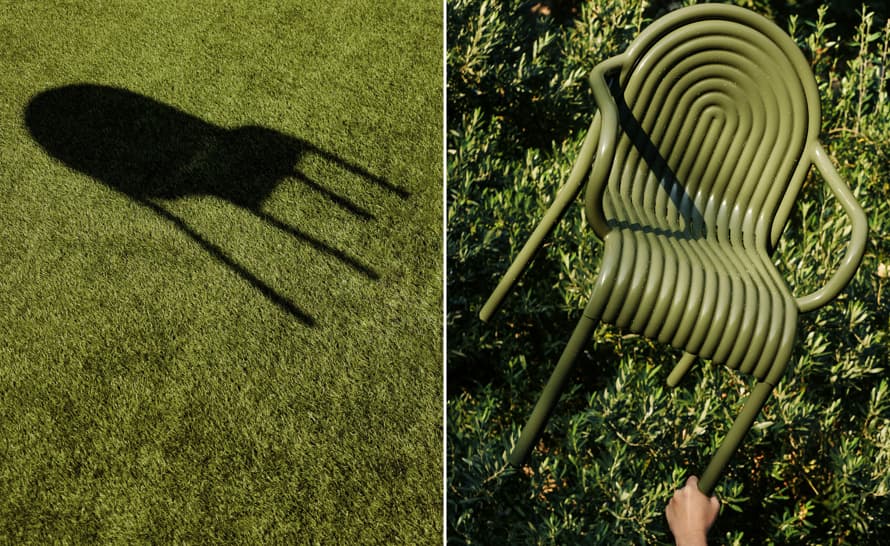 Groove Outdoor Stool Set of 2