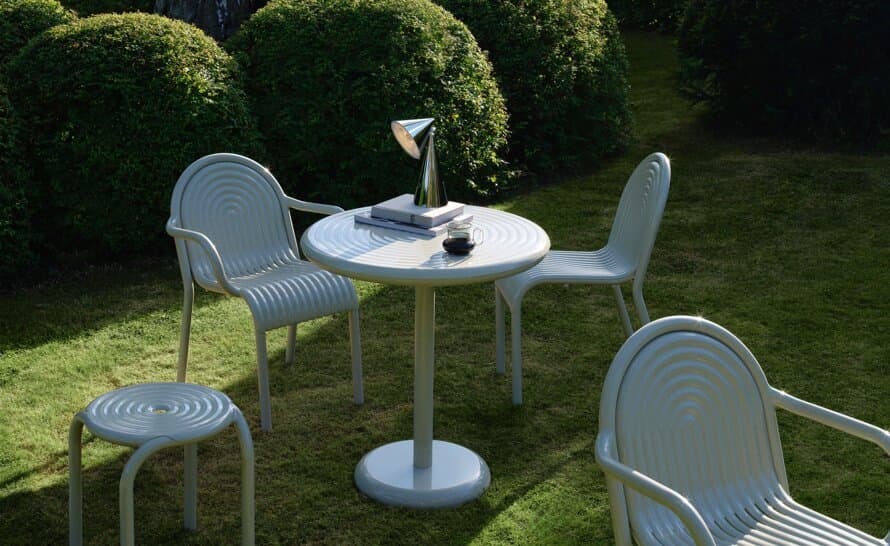 Groove Outdoor Stool Set of 2