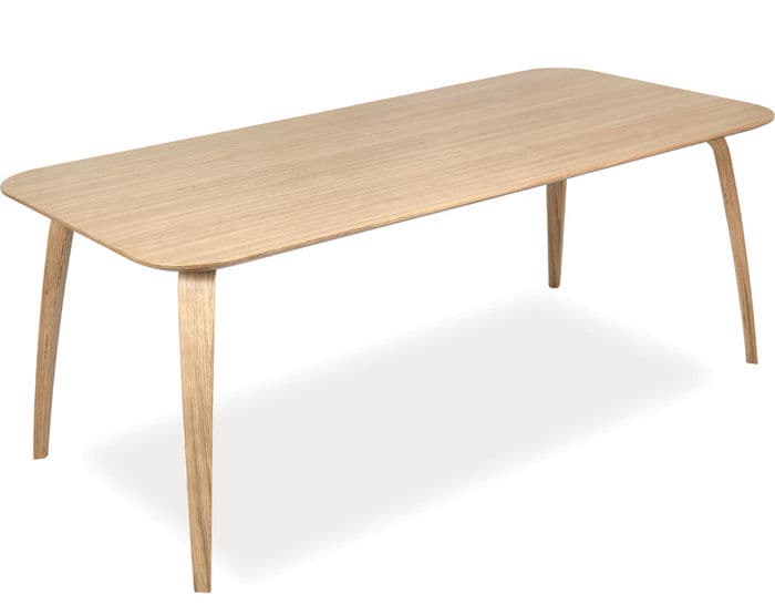gubi rectangular dining table