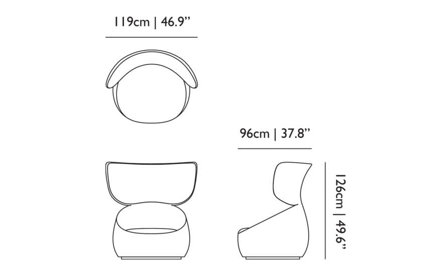 hana armchair wingback