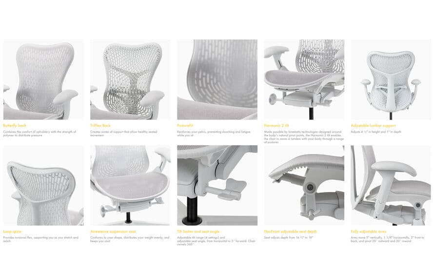mirra 2 task chair by Herman Miller