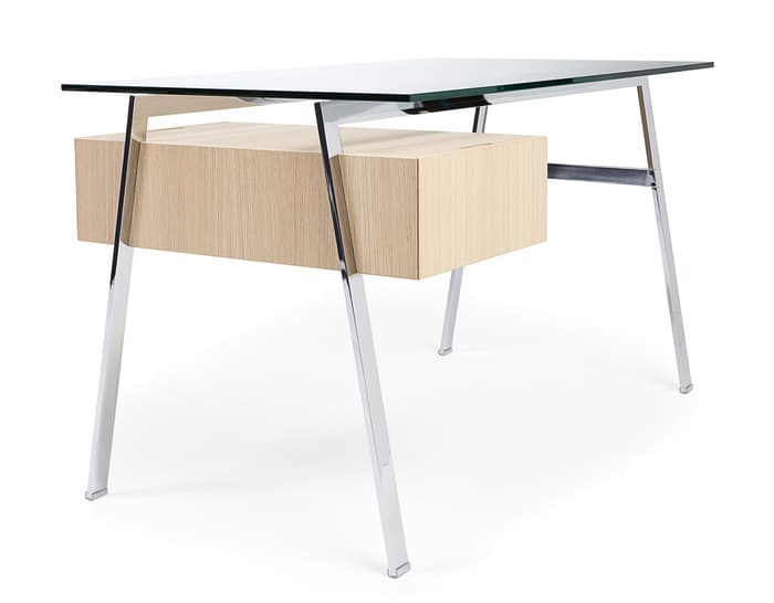 homework 1 desk with glass top