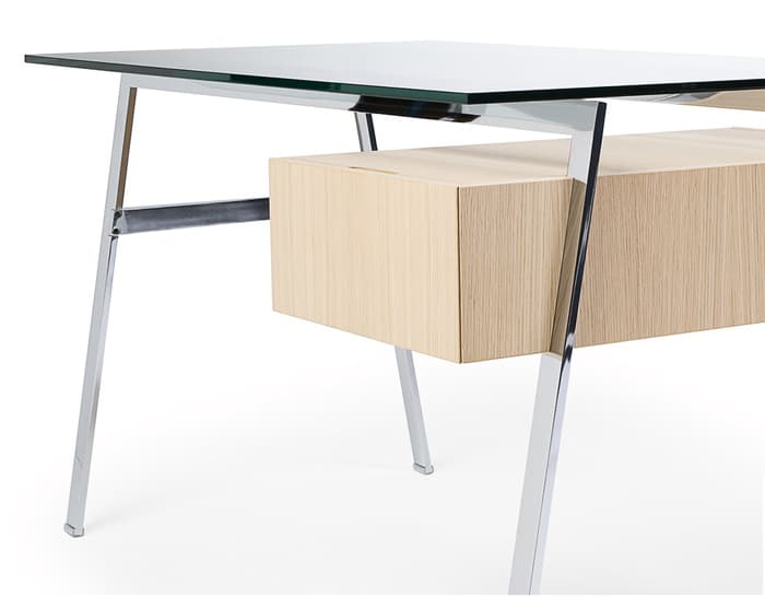 homework 1 desk with glass top