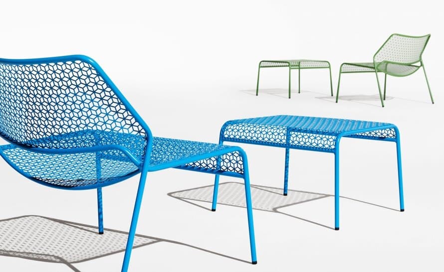 hot mesh ottoman