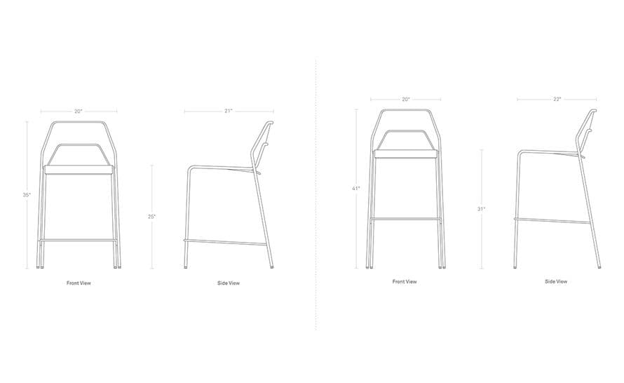 hot mesh stool