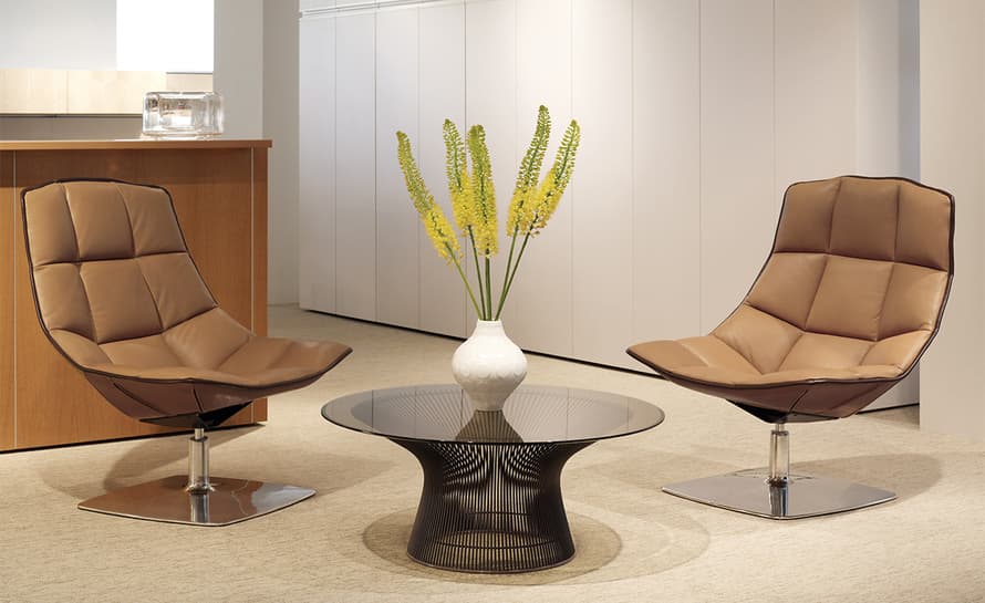 jehs+laub pedestal lounge chair