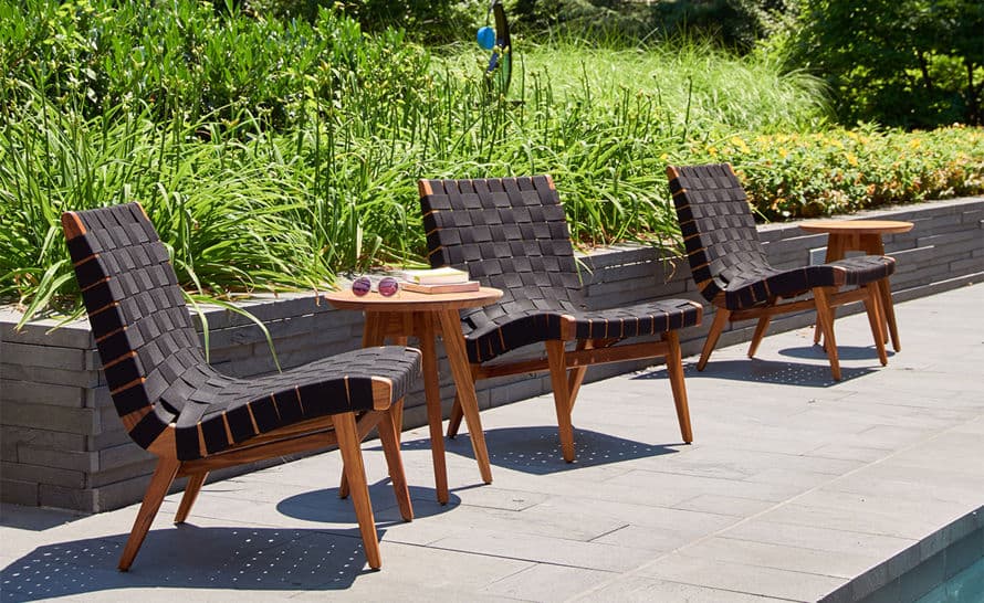 jens risom outdoor lounge chair