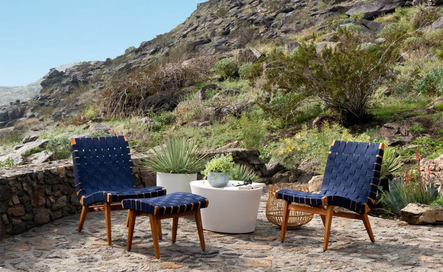jens risom outdoor ottoman