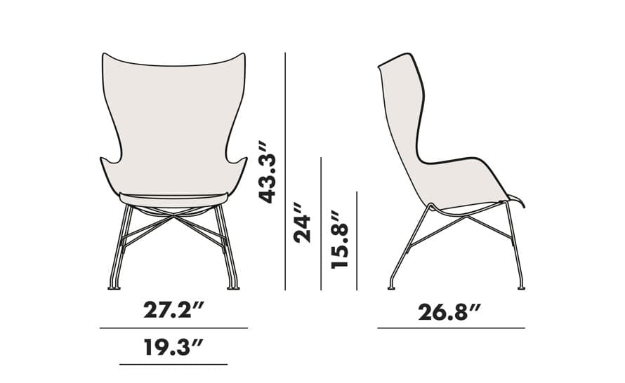 k/wood lounge chair